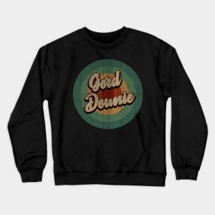 Circle Retro Vintage Gord Downie Crewneck Sweatshirt